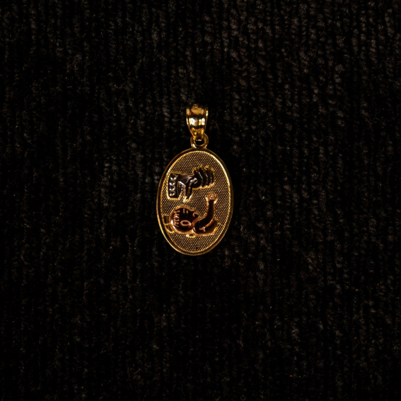 14K Gold Baptism Pendant #2