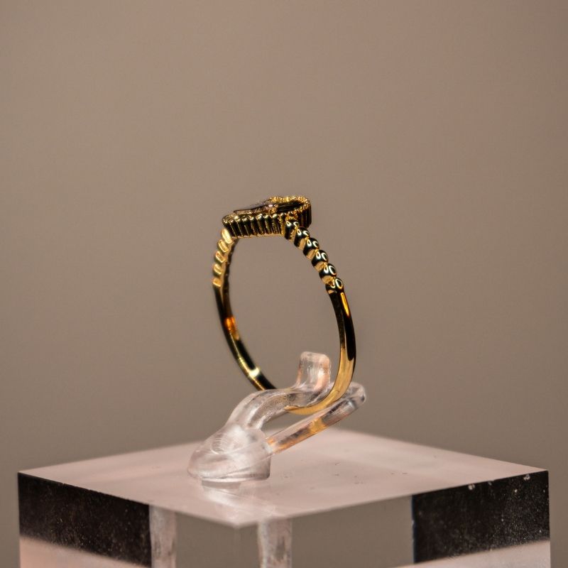14K Gold Women's Crown Ring