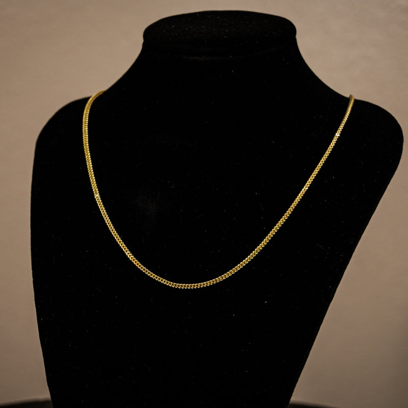 14K Gold Hollow Franco Chain