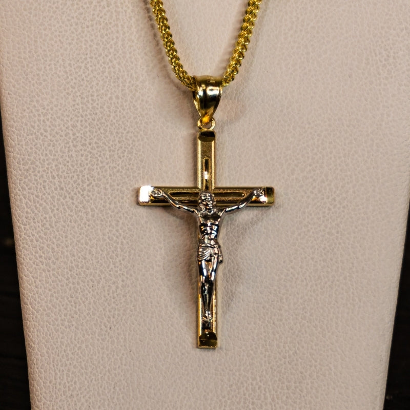 14K Gold Jesus Pendant