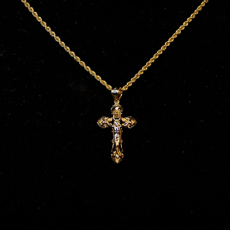 14K Gold Jesus Pendant #2