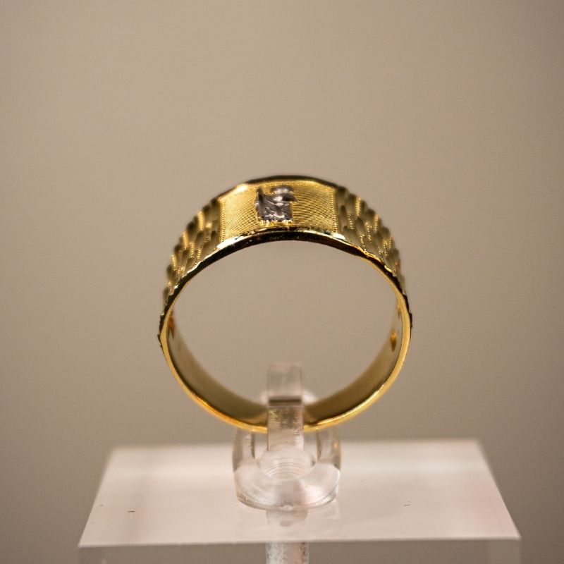 14K Gold San Judas #1 Ring Men