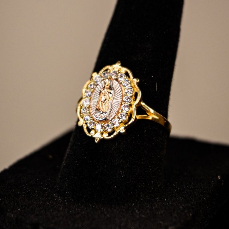 14K Gold Women's Virgencita Ring