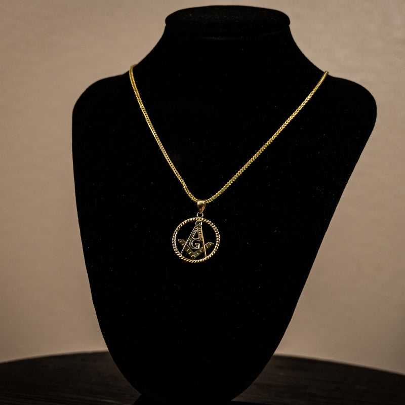 14K Gold Masonic Pendant #2