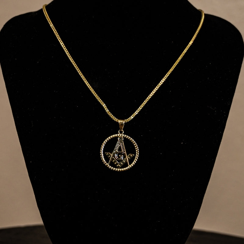 14K Gold Masonic Pendant #2