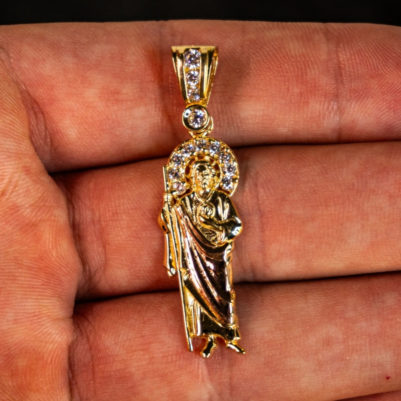 14K Gold San Judas Pendant #2