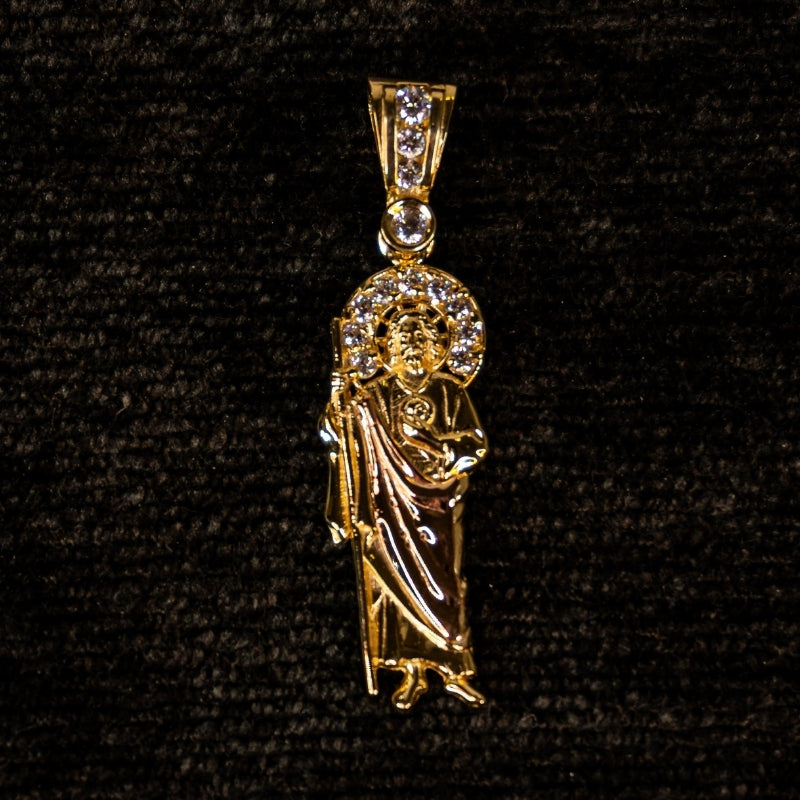 14K Gold San Judas Pendant #2