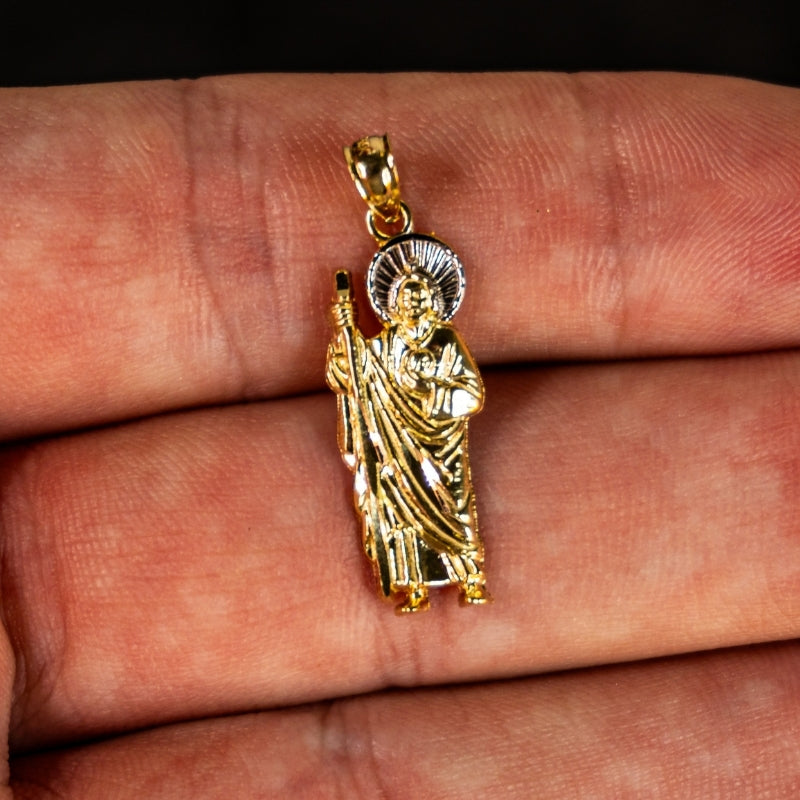 14K Gold San Judas Pendant #3
