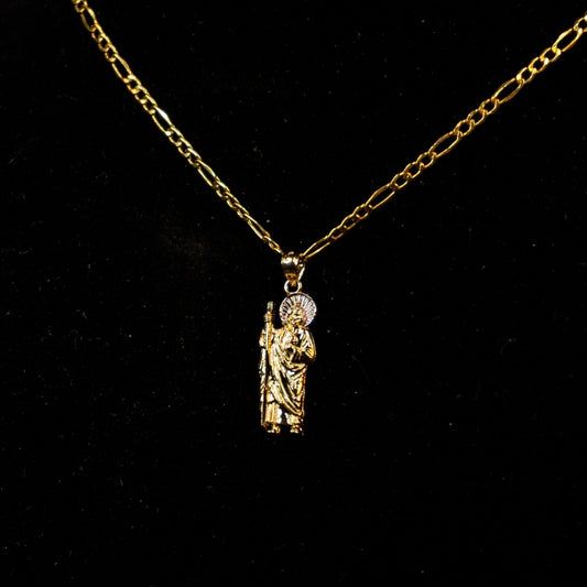 14K Gold San Judas Pendant #3