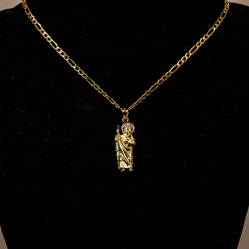 14K Gold San Judas Pendant #3