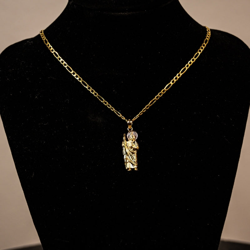 14K Gold San Judas Pendant #3