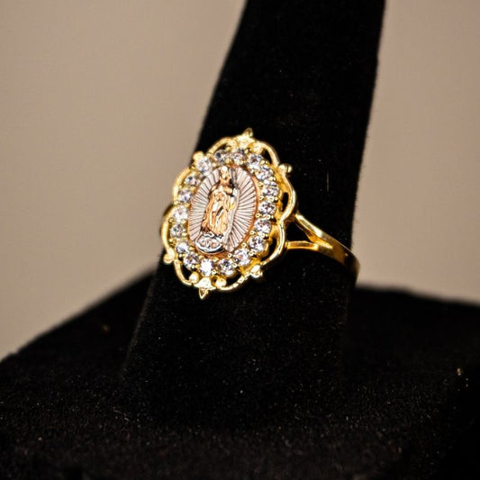 14K Gold Women's Virgencita Ring