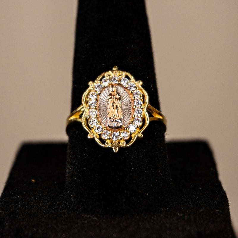 14K Gold Women's Virgencita Ring