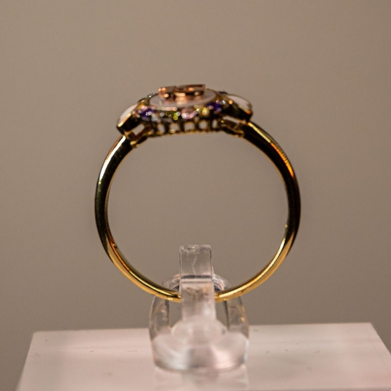 14K Gold Women's XV Ring #3